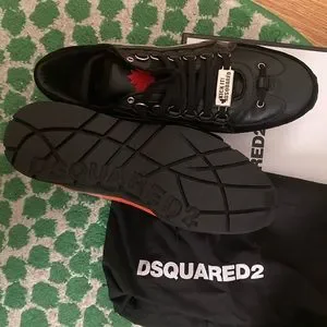 DSQUARED2 | Shoes | Dsquared2 Black Mens Sneakers With  display picture 2
